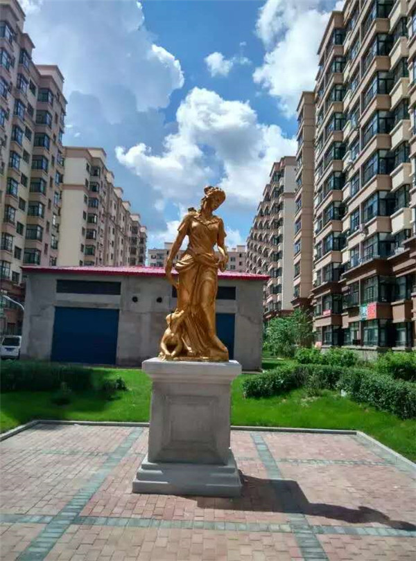 哈尔滨红星凯悦小区园林景观施工1