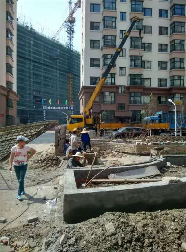 哈尔滨红星凯悦小区园林景观施工12