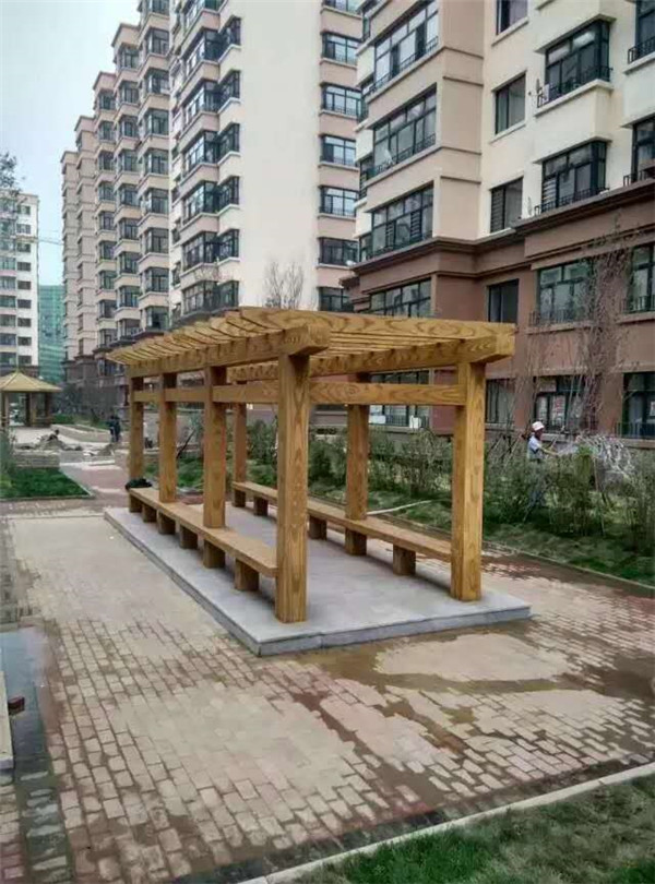 哈尔滨红星凯悦小区园林景观施工4